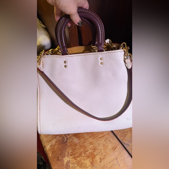 Coach Rogue 30 Chalk Second Generation 2nd Gen great condition, full grain bag - Picture 4 of 9